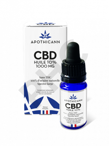 Huile CBD 10% - Goût menthe - Apothicann