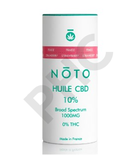 NŌTO - HUILE DE CBD 10% - SAVEUR FRAISE