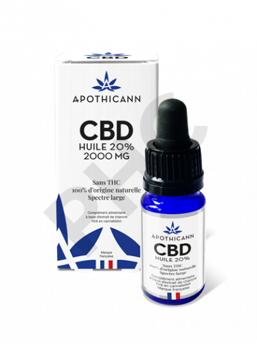 Huile CBD 20% - Goût menthe - Apothicann