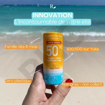 RESPECTUEUSE - Stick solaire SPF50