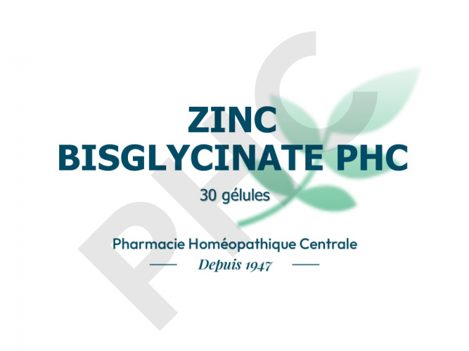 Zinc Bisglycinate PHC - Immunité - Acné